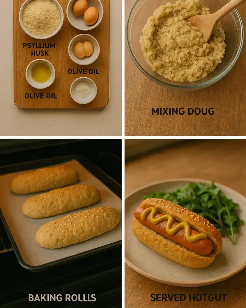  steps for making best hot dog buns for diabetics