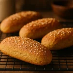low-carb hot dog buns for diabetics on cooling rack
